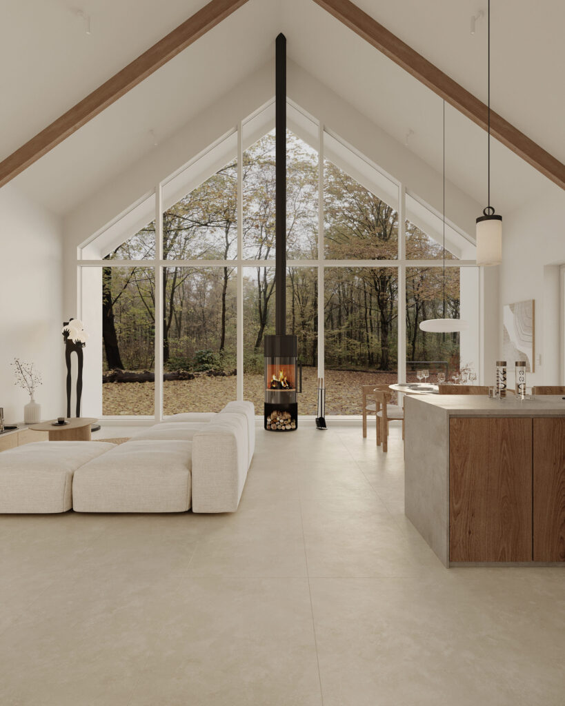 Gotowy do realizacji projekt domu Barnhouse w Bakony – działka 1 936 m², przyłącza, pozwolenie na budowę i pełny projekt w cenie
